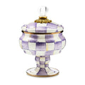 Violet Check Curiosity Pot