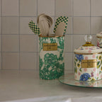MacKenzie-Childs Emerald English Garden Utensil Holder