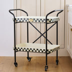 Courtly Check 2-Tier Kitchen Cart