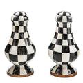MacKenzie-Childs Courtly Check Enamel Salt and Pepper Shakers