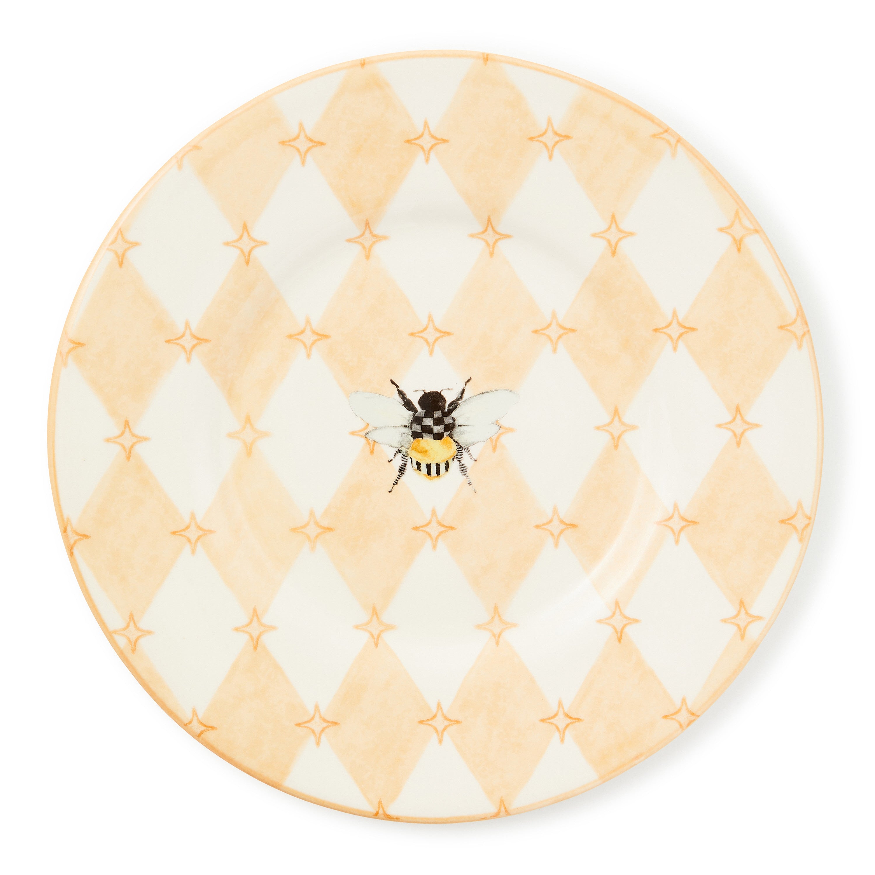 Mackenzie-Childs Queen Bee, Stoneware salad plate