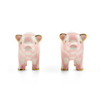 MacKenzie-Childs Rosy Pig Salt & Pepper Set