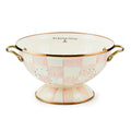 Rosy Check Enamel Colander - Large