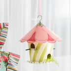 MacKenzie-Childs, Hand Painted Hollyhock Birdhouse