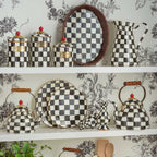 MacKenzie-Childs Courtly Check Enamel Salt and Pepper Shakers