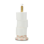 Mackenzie-Childs Rosy Check, pink and white checked toilet tissue storage