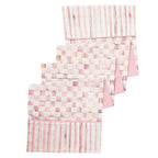 Mackenzie-Childs Rosy Check, pink and white checked table runner