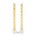 MacKenzie-Childs Check Dinner Candles - Gold & Ivory - Set of 2