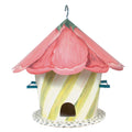 MacKenzie-Childs, Hand Painted Hollyhock Birdhouse