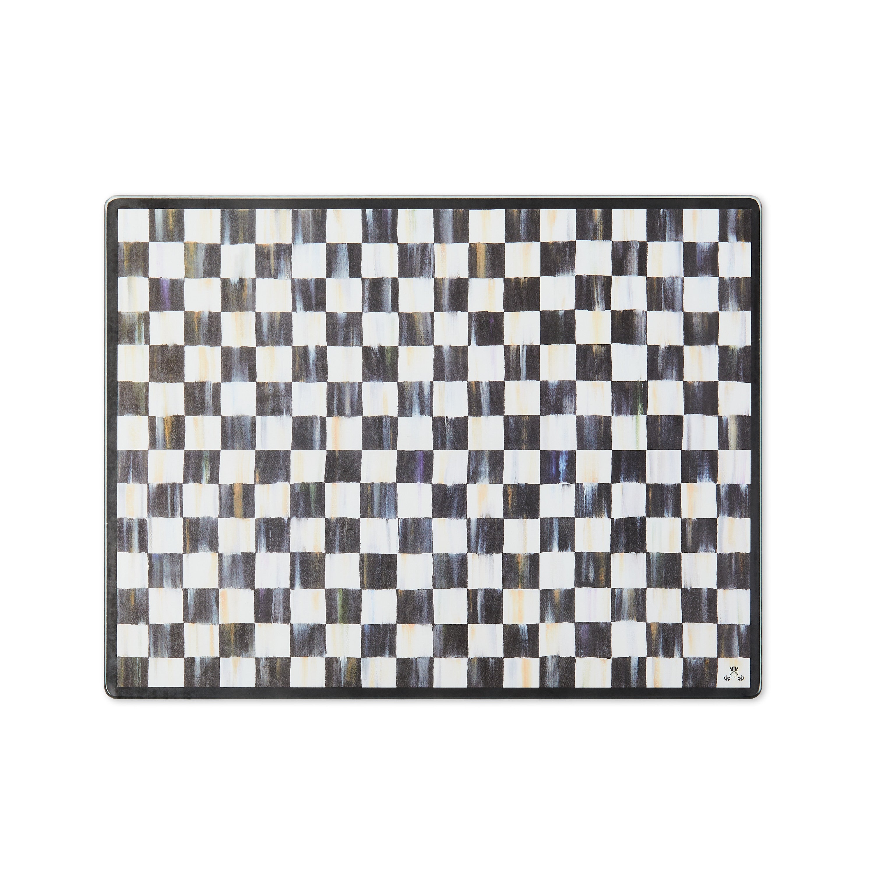 Courtly Check Glass Cutting Board, Set Of 2