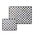 Courtly Check Glass Cutting Board, Set Of 2