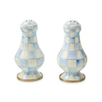 Sky Check Large Salt & Pepper Shakers