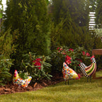 Mackenzie-Childs Avant Garden Chicken - Floral