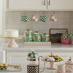 MacKenzie-Childs Emerald English Garden Medium Canister