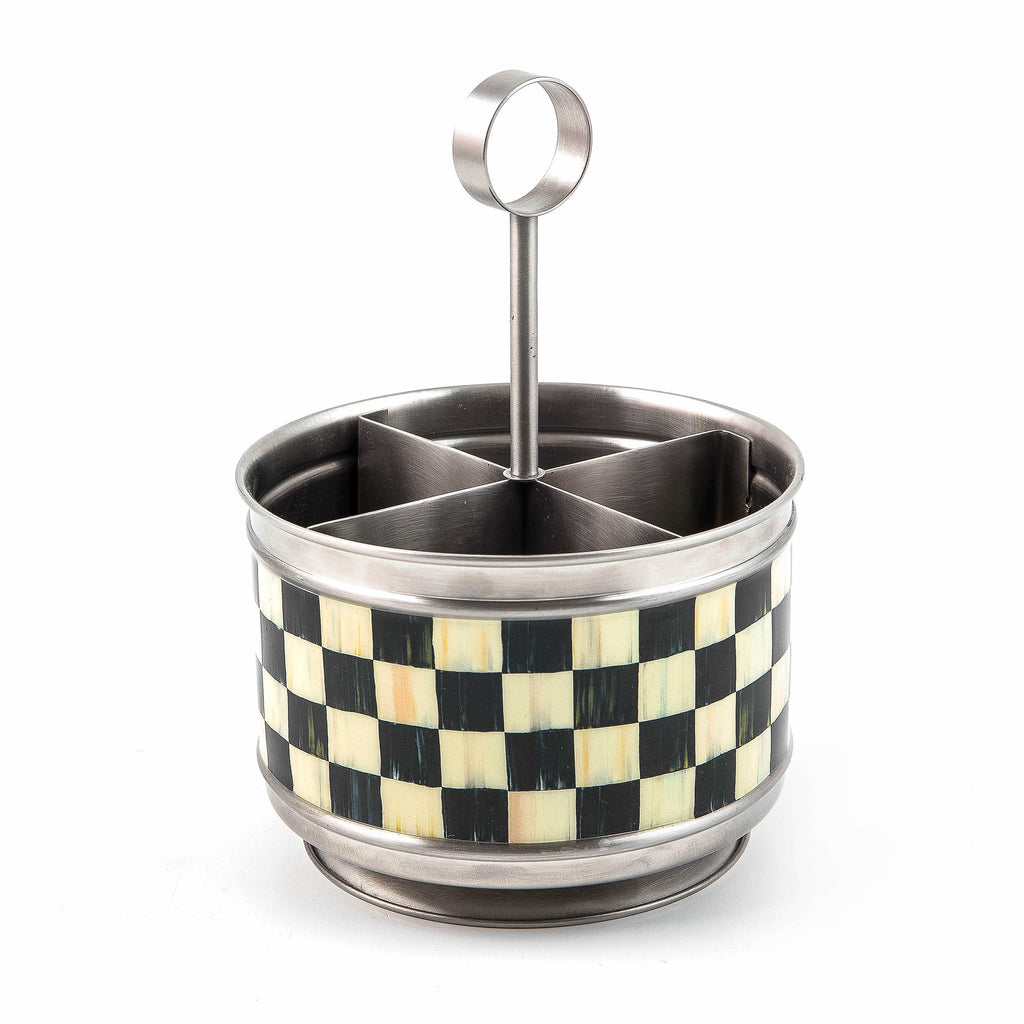 Supper Club Flatware Caddy - Courtly Check