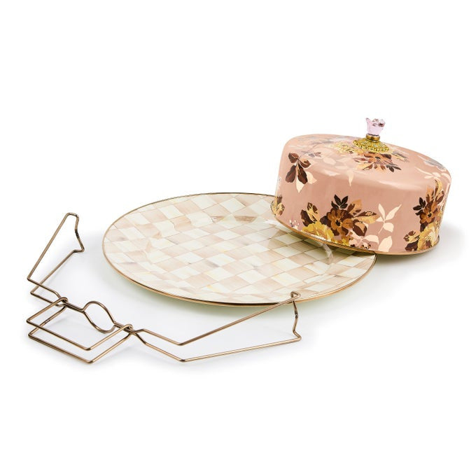 Wild Rose Mauve Cake Carrier