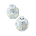 Sky Check Salt & Pepper Shakers