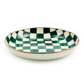 Mackenzie-Childs Emerald Check, green and white checked abundant bowl