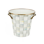 MacKenzie-Childs Sterling Check Enamel Wine Cooler