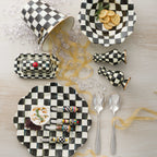 MacKenzie-Childs Courtly Check Enamel Salt and Pepper Shakers