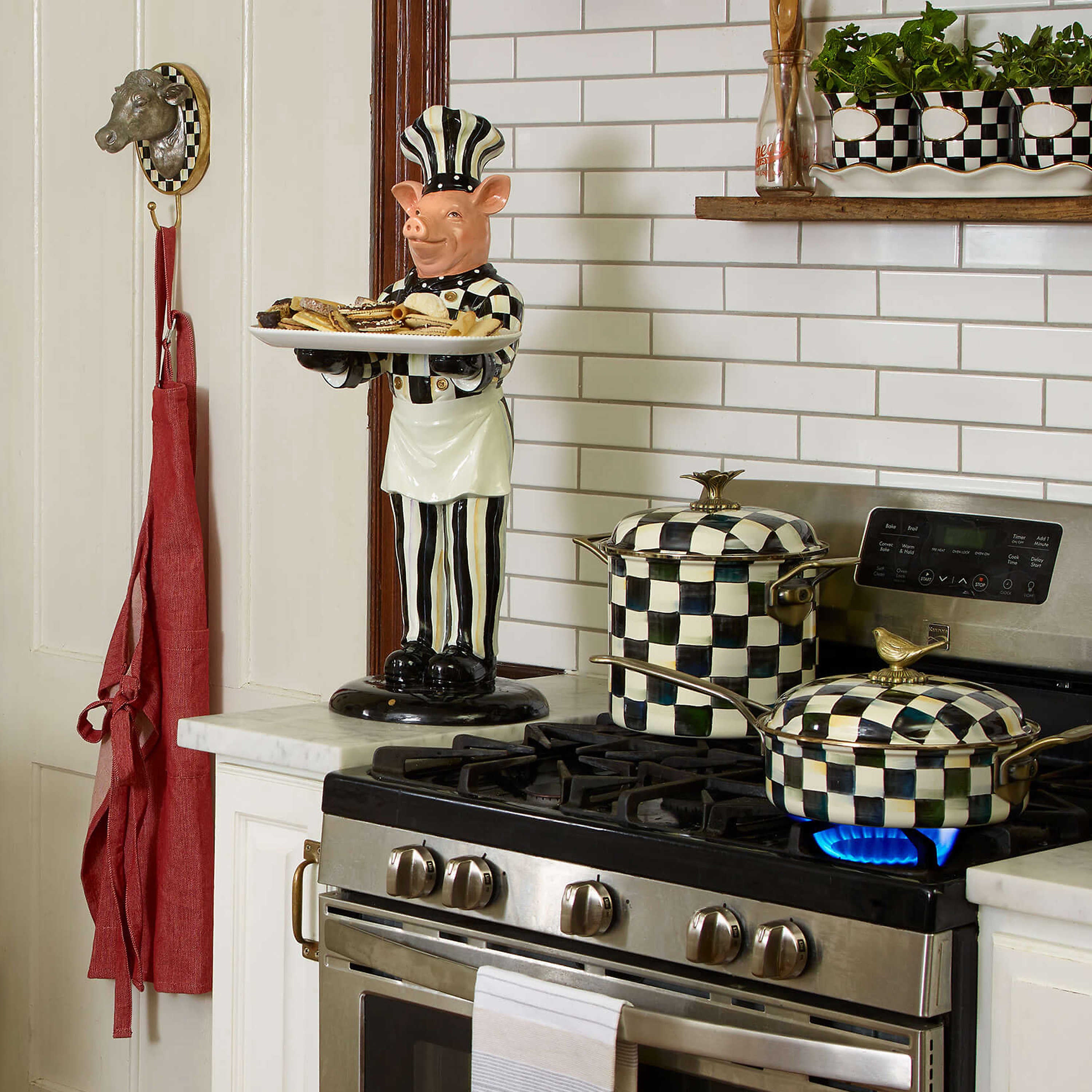 Mackenzie-Childs Chef Pigeon Butler