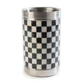 Mackenzie-Childs Courtly Check, Black and White Checked 3260 Wine Cooler