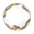 Mackenzie-Childs Thistle & Bee Dinner Plate - Ribbon