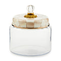 MacKenzie-Childs Mocha Check Medium Kitchen Canister