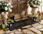 Courtly Stripe Scalloped Large Flower Pot