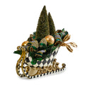 Mackenzie-Childs, Emerald Luxe Illuminated Sleigh Centerpiece