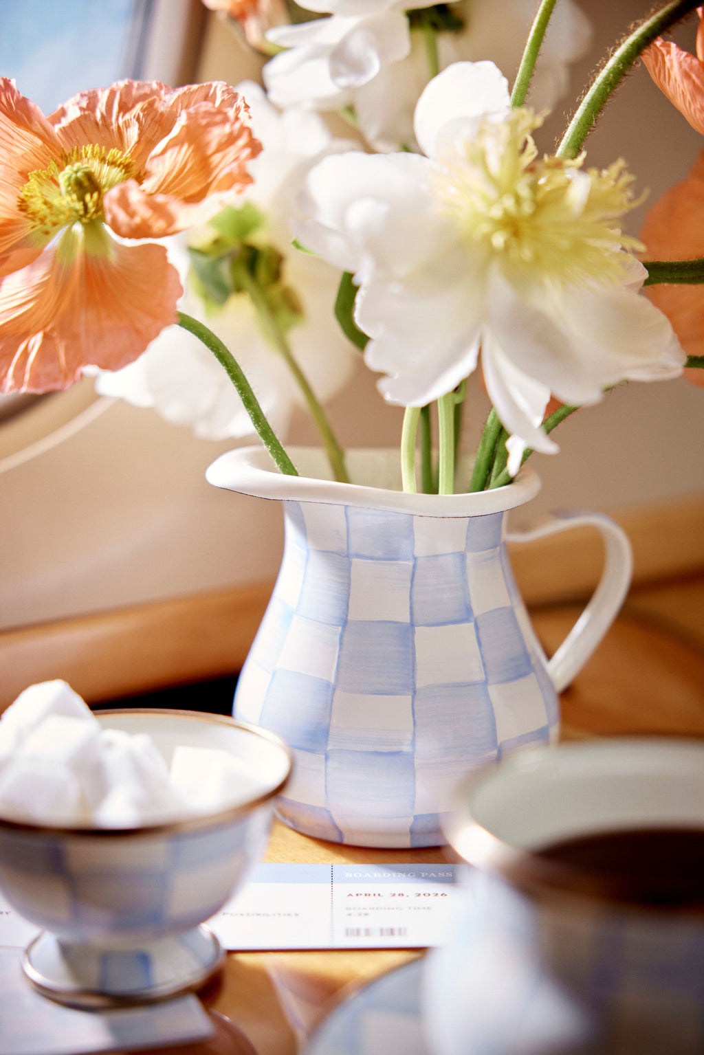 Sky Check Creamer