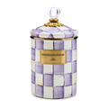 Violet Check Medium Canister