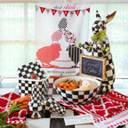 MacKenzie-Childs Courtly Check Menu Rabbit