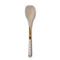 Mackenzie-Childs Mocha Check, brown and white checked spoon