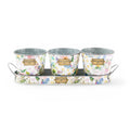 Mackenzie-Childs Wildflowers Herb Pots - Set Of 3